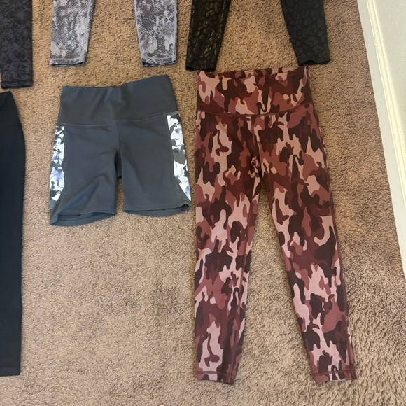 LOT OF 6 Leggings Shorts High Rise Athleta Elation Gap Eclipse Zella Gaiam S - Picture 2 of 13